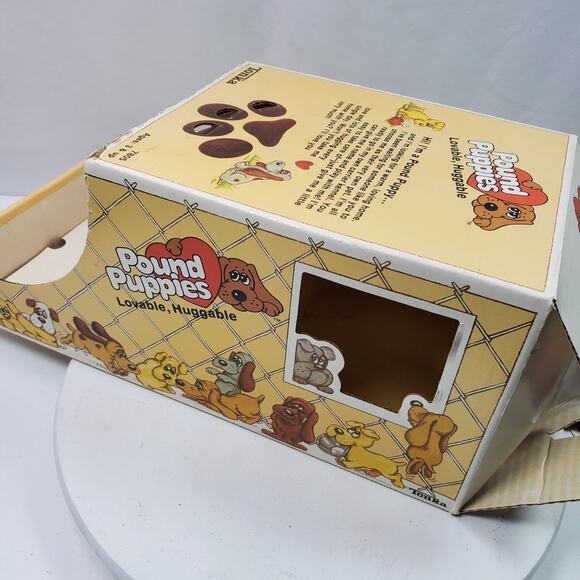 Vintage 1980 Tonka Pound Puppies Original w/ Box + Papers 14 Inch Long - Picture 11 of 12